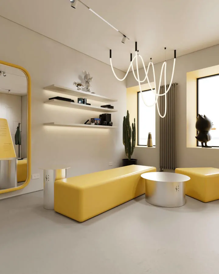 Photorealistic store image alternative view